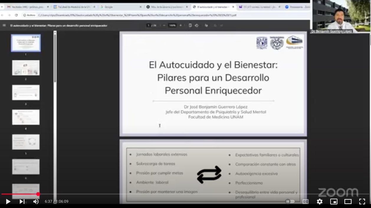 Cuidados a la salud mental y bienestar para nuestro desarrollo personal
